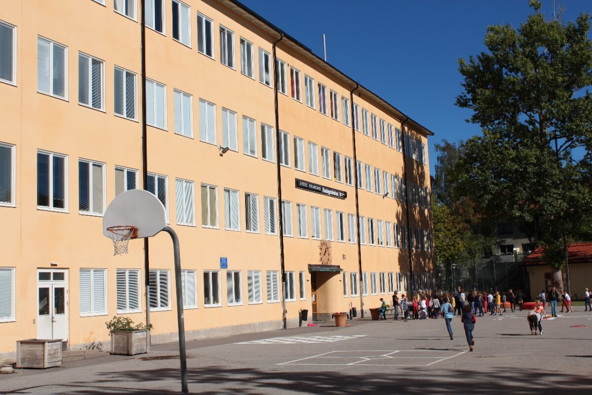 Le Lycée Français Saint Louis de Stockholm à la fin de l'été
