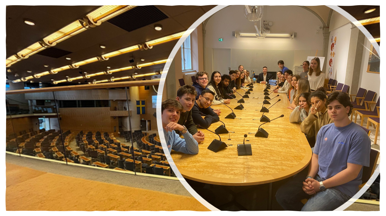 L’engagement démocratique au cœur du Riksdag pour les élèves de spécialité SES